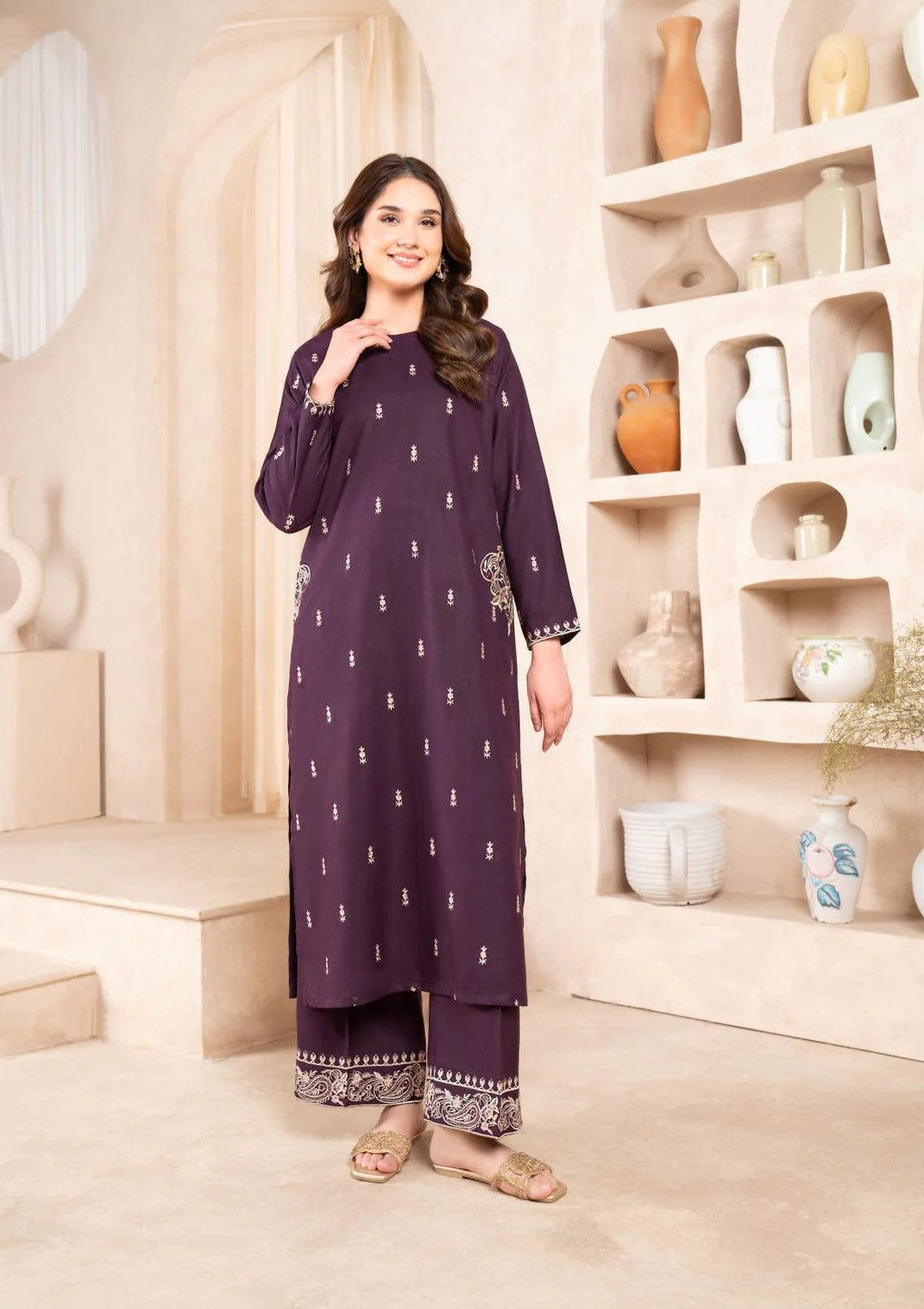 PURPLE IRIS  Ready to wear 2Pc Suit