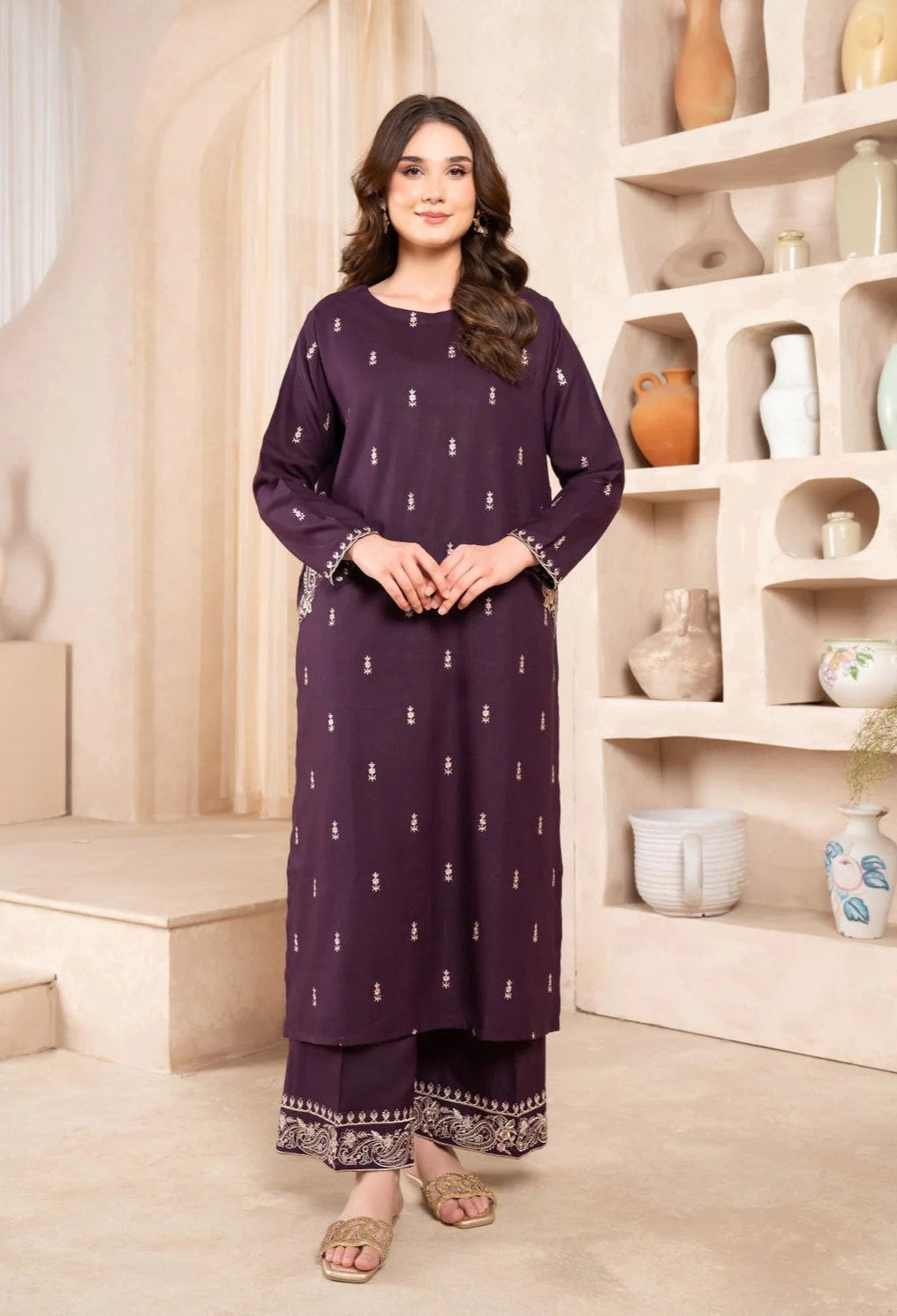 PURPLE IRIS  Ready to wear 2Pc Suit